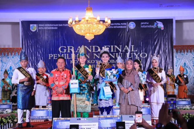 Wakil Wali Kota Kotamobagu, Nayodo Koerniawan, menghadiri Malam Grand Final Pemilihan Nanu’ dan Uyo’
