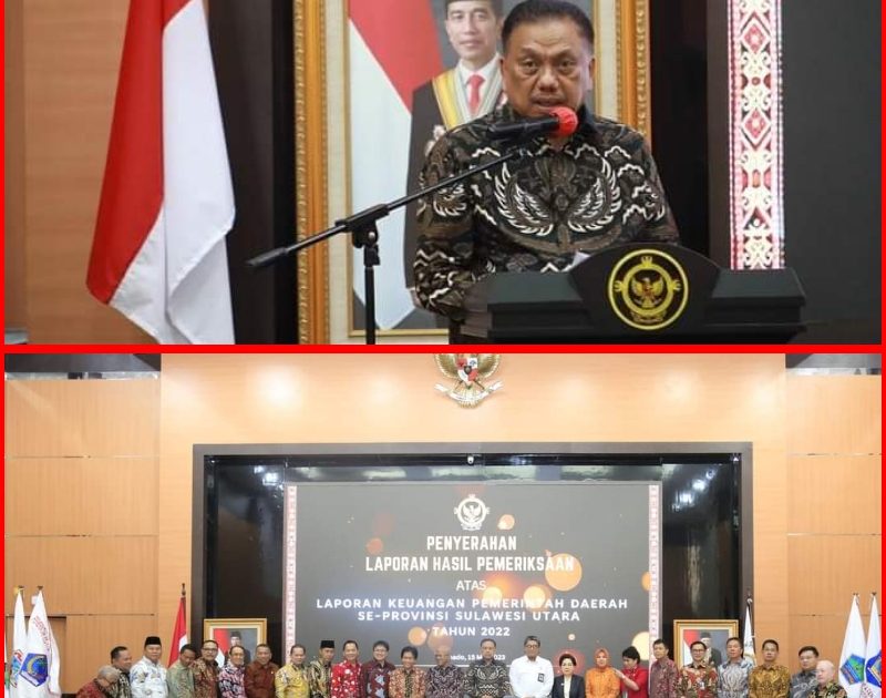 Olly Bersyukur Seluruh Kabupaten dan Kota se-Sulut Raih Opini WTP
