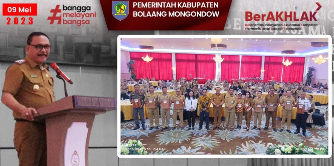 Bupati Limi Mokodompit Bimbingan Teknis Manejemen Risiko