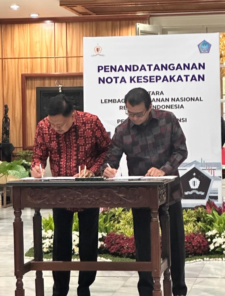 Gubernur Sulut Tandatangani MoU Persiapan Pemimpin Masa Depan Melalui Pendidikan di Lemhamnas RI