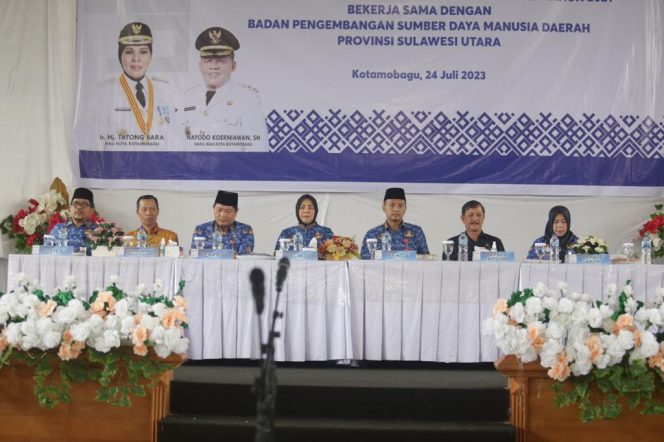 Walikota Tatong Bara Hadiri Pengukuhan Pengurus KORPRI Kota Kotamobagu