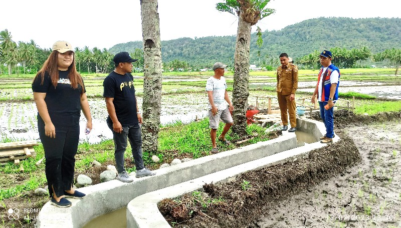 Satker OP-SDA "Puji" Pekerjaan P3-TGAI di Desa Buyat Satu