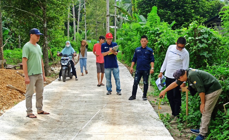 BPPW Sulut Periksa Pekerjaan PISEW di Perkebunan Ibengko