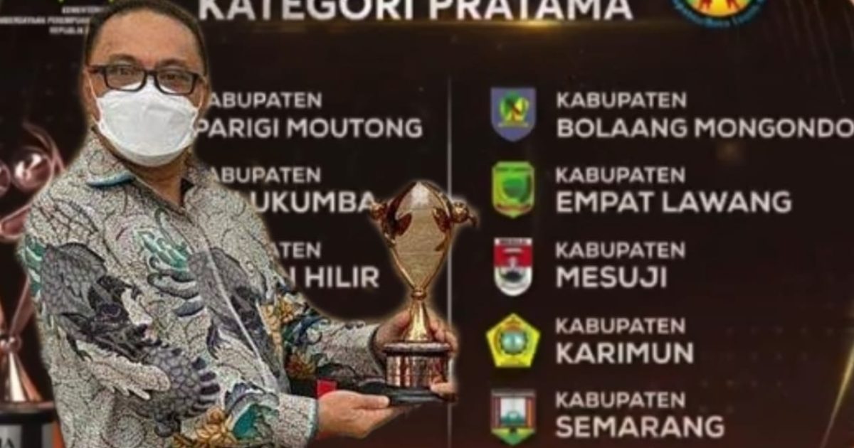Pemkab Bolmong Raih Anugrah Kabupaten Layak Anak, Limi Mokodompit Pertahankan 2X Pratama