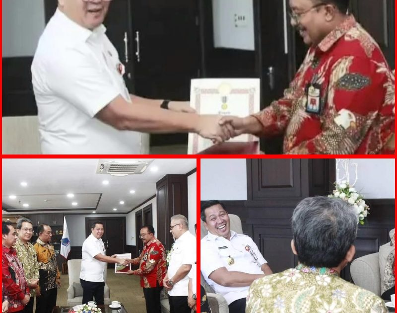Wagub Steven Kandouw Serahkan Penghargaan Satyalancana Karya Satya kepada Kepala BPKP Perwakilan Sulut