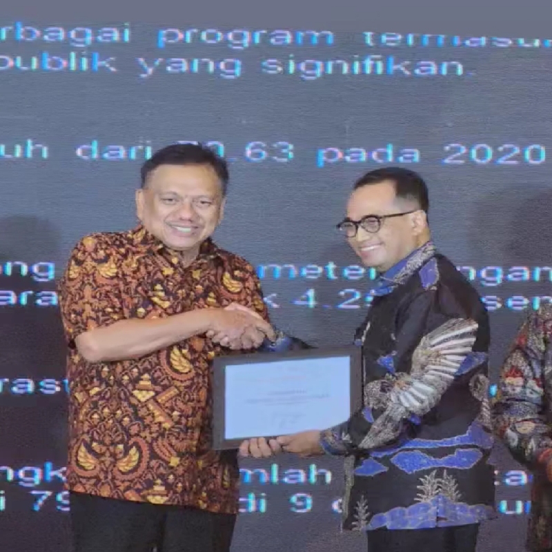 Gubernur Sulut Diberikan Penghargaan Apresiasi Tokoh Indonesia karena Berhasil menggenjot Infrastruktur