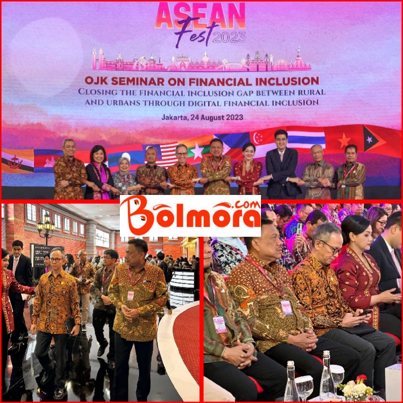 Gubernur Olly Dondokambey Tampil Sepanggung Bersama Pakar Ekonomi ASEAN di OJK Seminar on Financial Inclusion