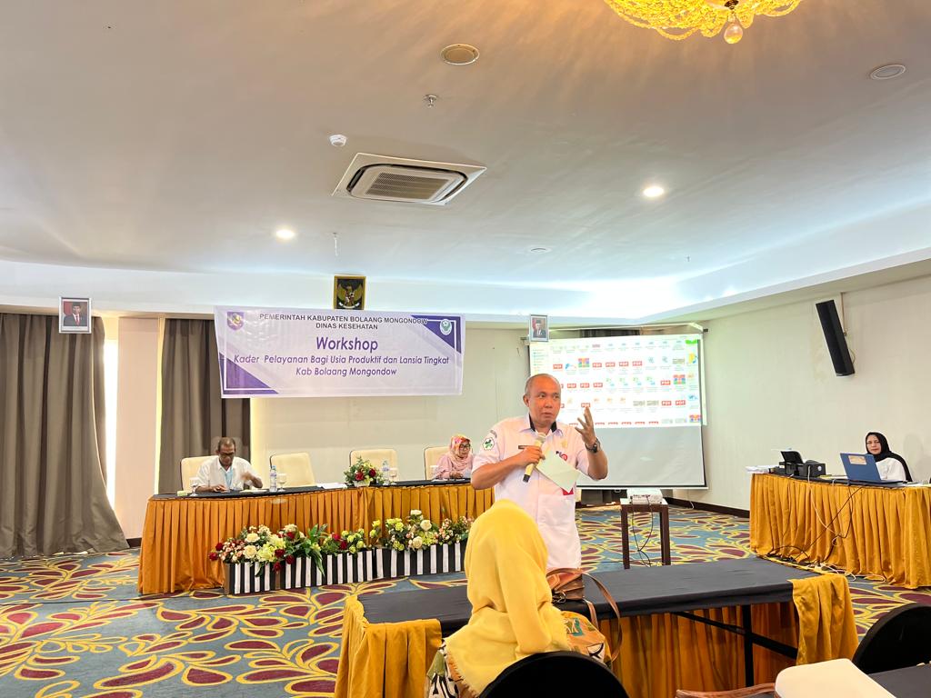 Dinks Bolmong Gelar Workshop Kader Pelayanan Bagi Usia Produktif Dan Lansia se-Bolmong