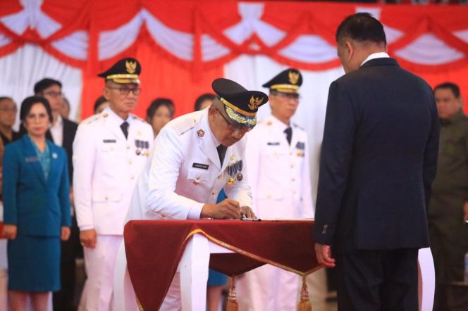 Ini Pesan Gubernur Olly Dondokambey Saat Lantik Penjabat Walikota Kotamobagu