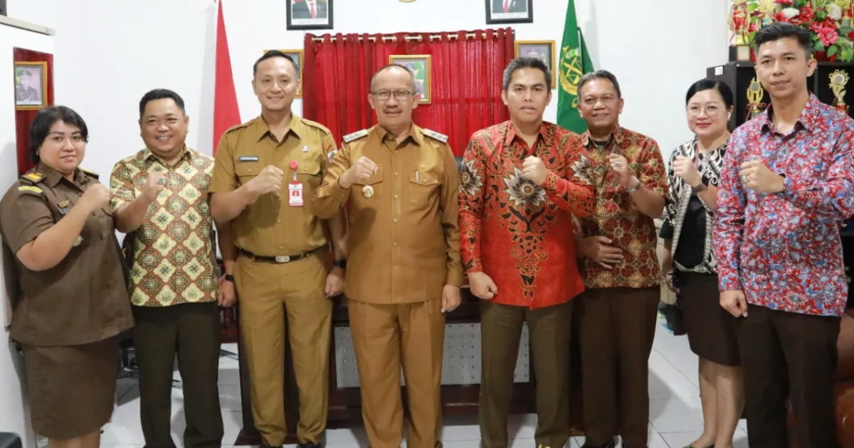 Perkuat Sinergitas, Pj Wali Kota Kotamobagu Silaturahmi dengan Forkopimda