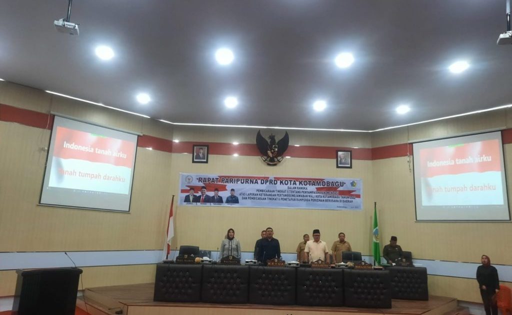 DPRD Kotamobagu Gelar Paripurna LKPJ 2022