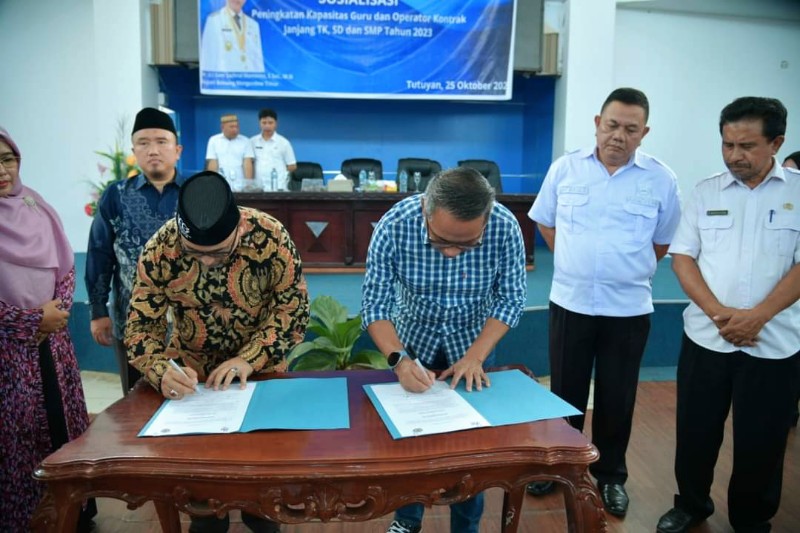 Tingkatkan Kualitas SDM, Bupati Boltim Teken MoU Bersama IAIN Manado