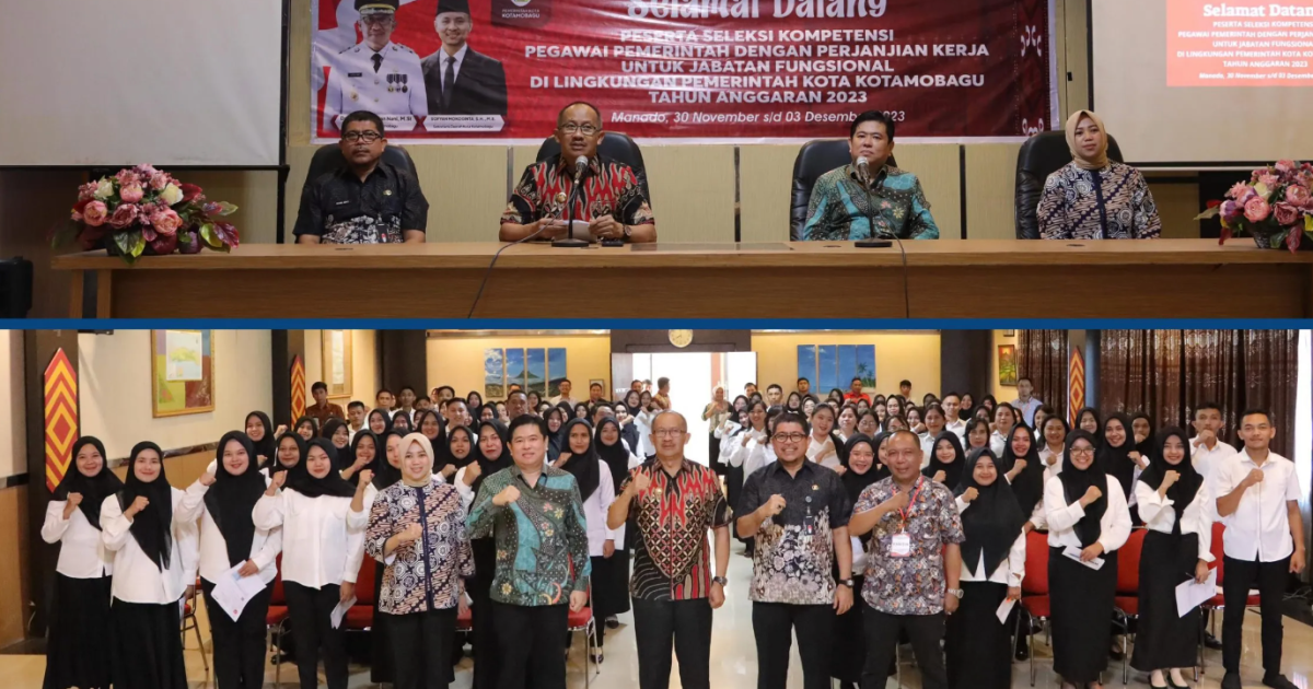 Asripan Nani Buka Seleksi Kompetensi PPPK Jabatan Fungsional di Lingkup Pemkot Kotamobagu