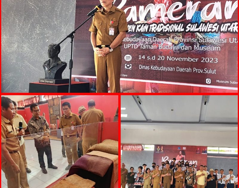 Dinas Kebudayaan Sulut Sukes Gelar Pameran Ornamen Kain Tradisional Atas Support OD-SK