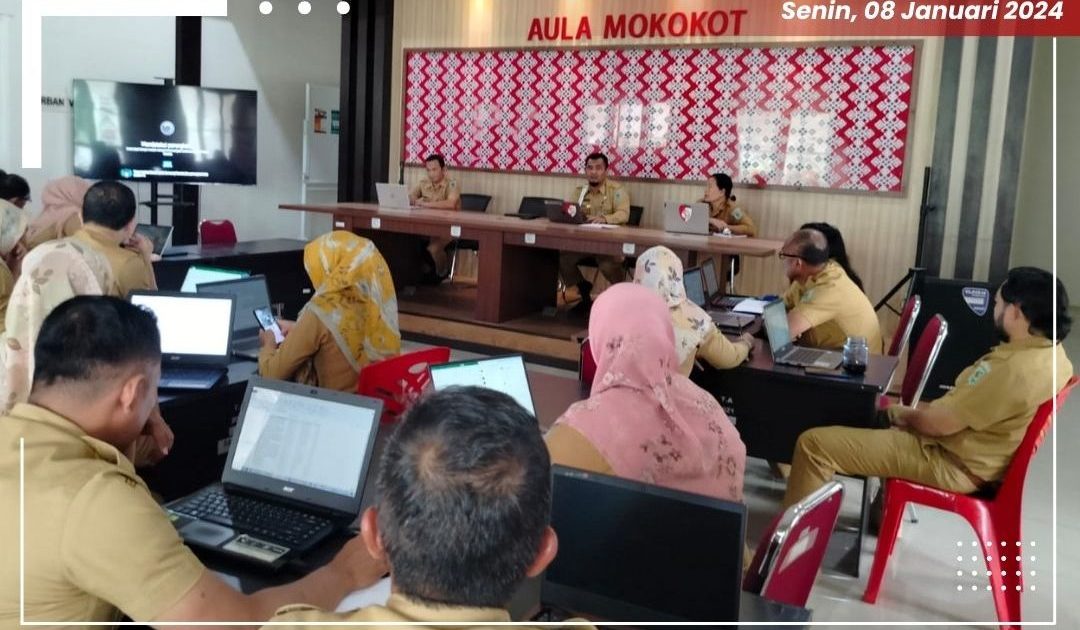 Inspektorat Bolmong Gelar Evaluasi dan Pemantapan Binwas 2024, Rio Lombone Harap Tahun 2024 APIP Lebih Efektif