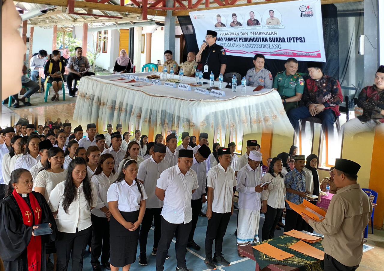Bawas Bolmong Lantik 766 Pengawas TPS Se-Bolmong