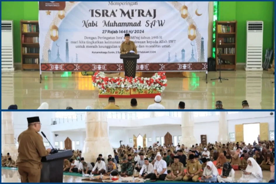 Pemkot Kota Kotamobagu Gelar Peringatan Isra Mi’raj Nabi Muhammad SAW 1445 Hijriah