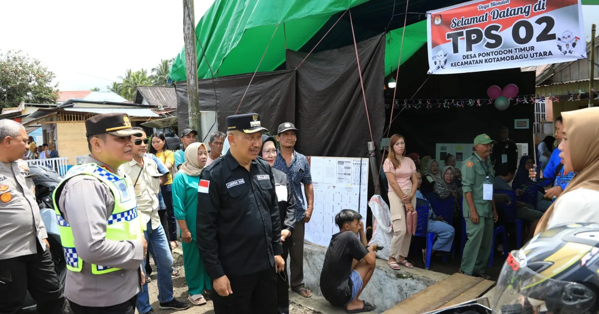 Asripan Nani Bersama Forkopimda Patroli Pantau Pelaksanaan Pemilu Serentak 2024