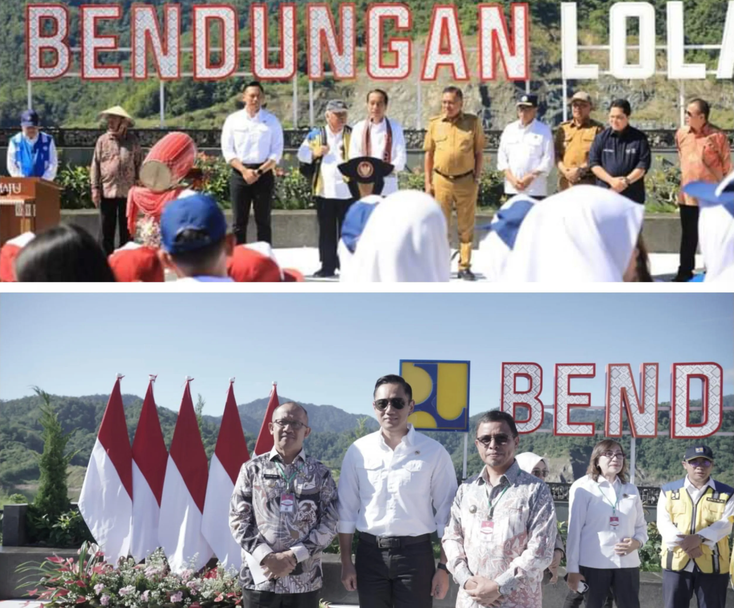 Asripan Nani Hadiri Peresmian Bendungan Lolak Oleh Presiden RI Joko Widodo