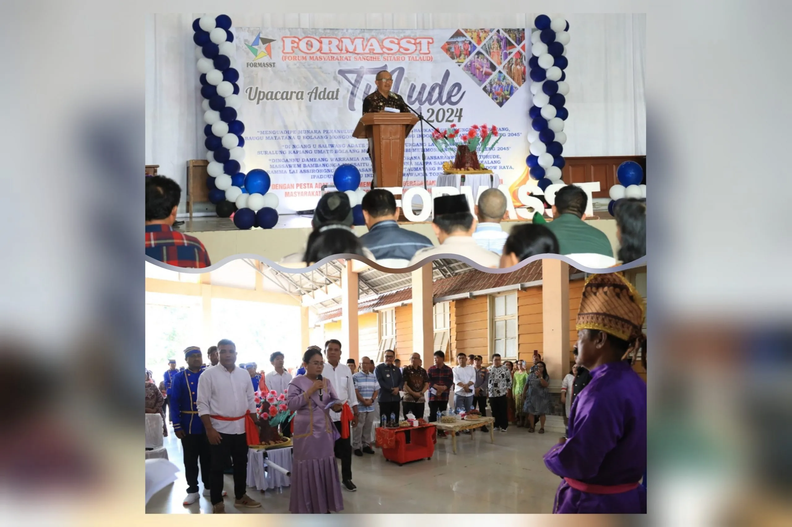 Hadiri Upacara Adat Tulude, Asripan Nani Berharap Ada Nilai Kesyukuran dan Merawat Keberagaman