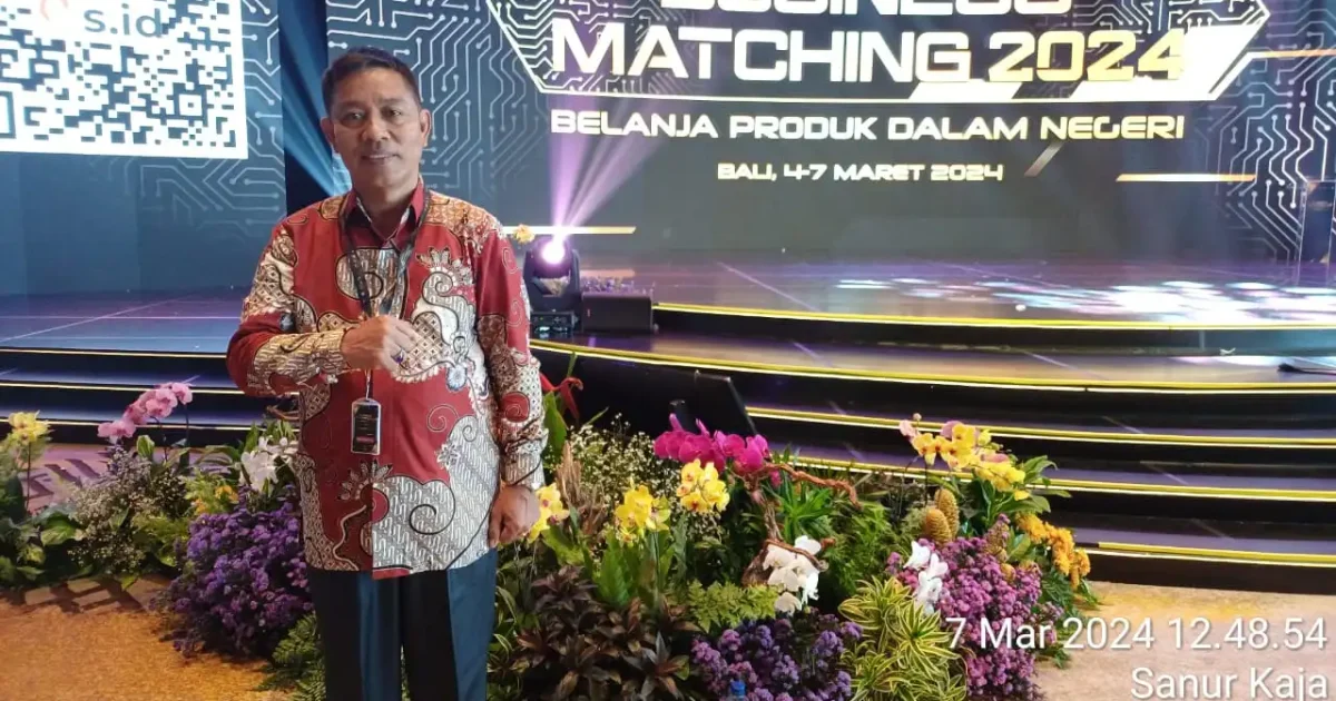 Kepala Dinkes Bolmong, Ketut Kolak, saat menghadiri kegiatan P3DN VII di Bali, Kamis 7 Maret 2024.