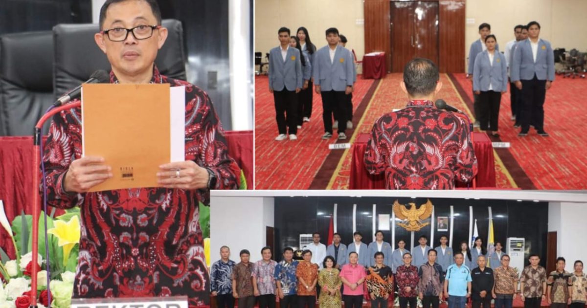 Pengurus BEM dan MPM Unsrat Masa Bakti 2024-2025 Dilantik, Prof Sompie Kolaborasi Sukseskan Program Kemahasiswaan