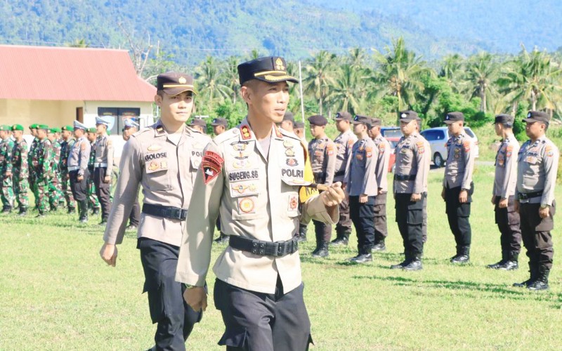Kapolres Boltim Pimpin Apel Gelar Pasukan Operasi Ketupat Samrat 2024