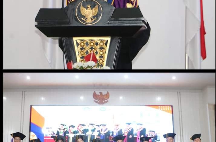 Wisuda Tahap V TA 2023/2024, Prof Sompie Minta Wisudawan Tidak Berhenti Belajar