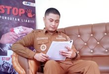Pemdes Buyat Satu Himbau Masyarakat Waspadai Abu Vulkanik Letusan Gunung Ruang