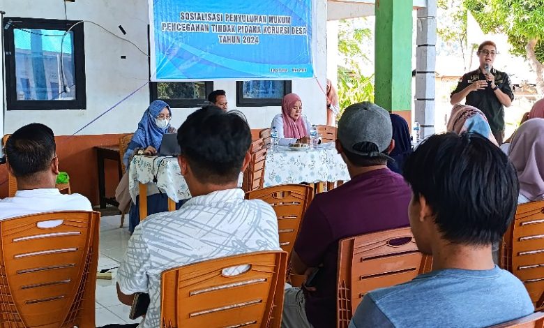 Kejari Kotamobagu Laksanakan Sosialisasi Pencegahan Tipikor di Desa Buyat Barat