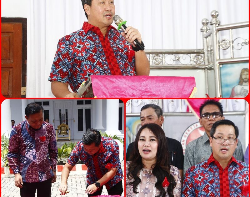 Ini Pesan Wagub Kandouw Saat Menghadiri Ibadah Syukur HUT ke-90 Jemaat KGPM Efrata Kalait