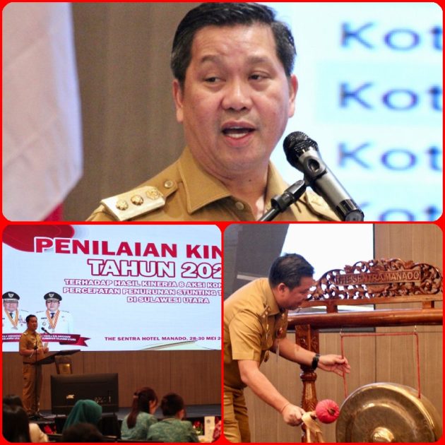Buka Penilaian Hasil Kinerja 8 Aksi Konvergensi, Wagub Kandouw Usulkan Kampanye Penurunan Stunting ke Generasi Z