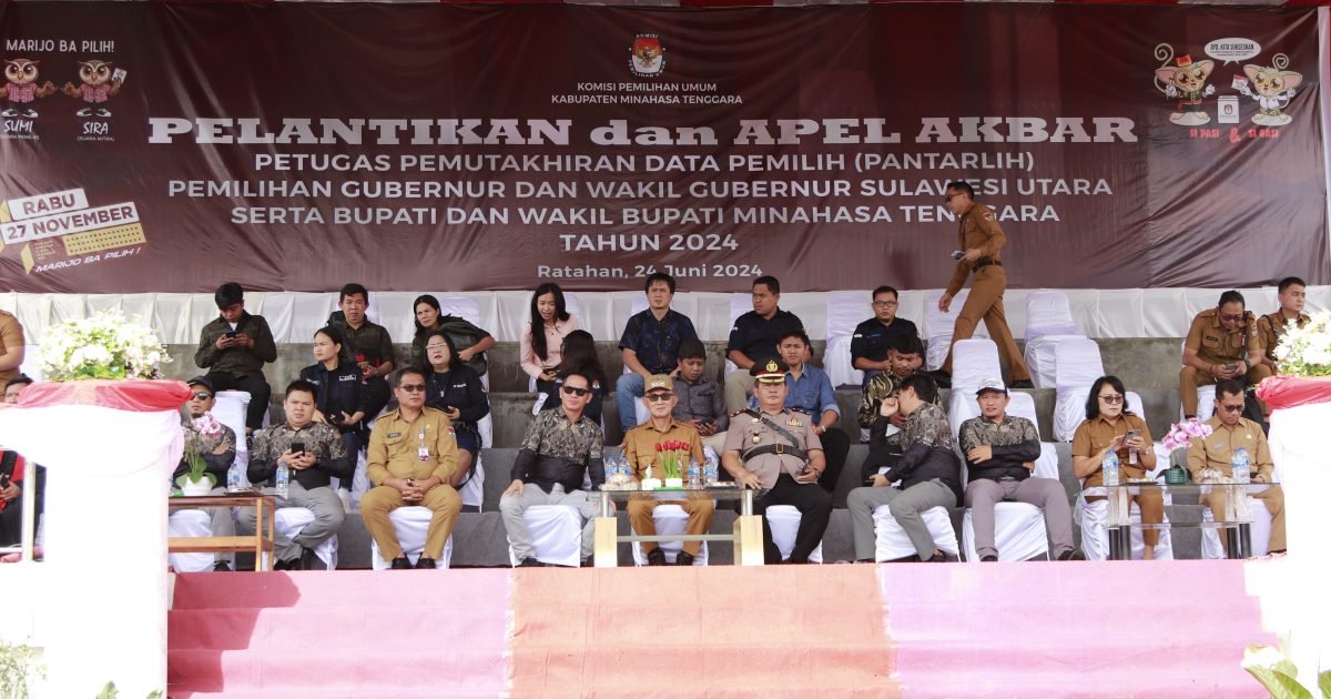 Ketua KPU Kabupaten Mitra Pimpin Apel Akbar Kesiapan Pilkada 2024