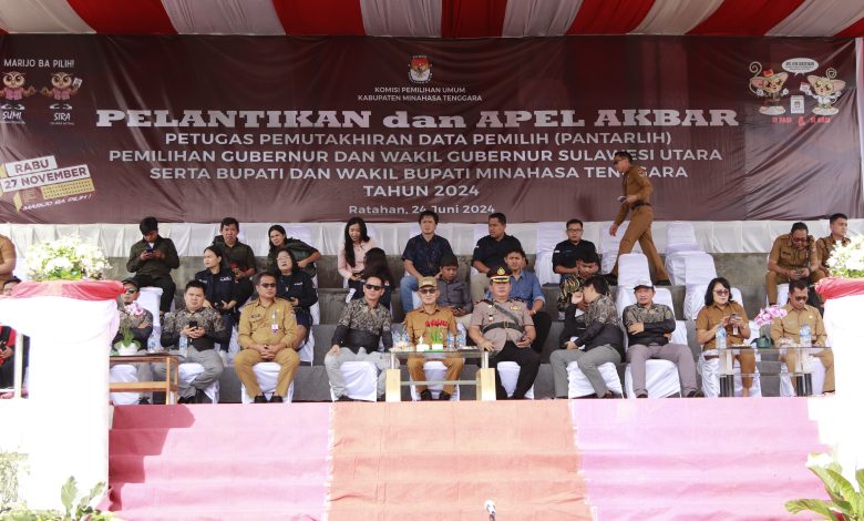 Ketua KPU Kabupaten Mitra Pimpin Apel Akbar Kesiapan Pilkada 2024