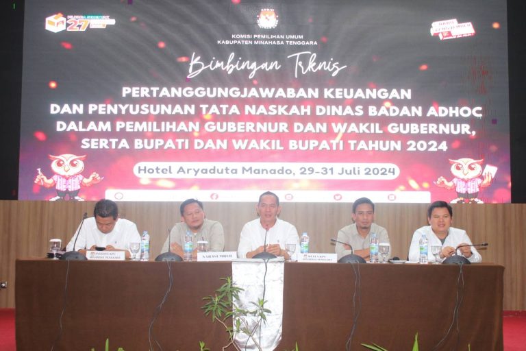 KPU Mitra Gelar Bimtek Pertanggungjawaban Keuangan dan Penyusunan Tata Naskah Dinas Badan Adhoc