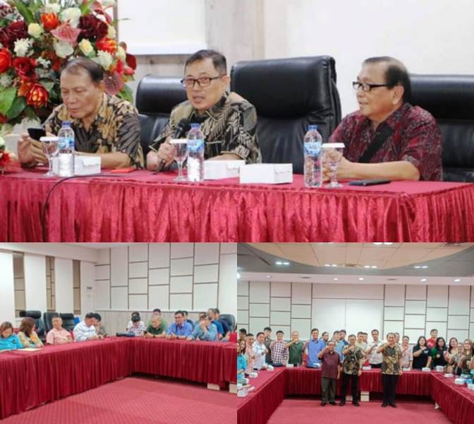 Tatap Muka dengan Jurnalis, Rektor Unsrat Berharap Berita Harus Berimbang dan Dikonfirmasi