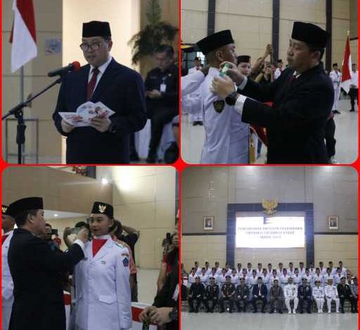 Wagub Kandouw Sampaikan Ini Saat Mengukuhkan Paskibraka Sulut Tahun 2024