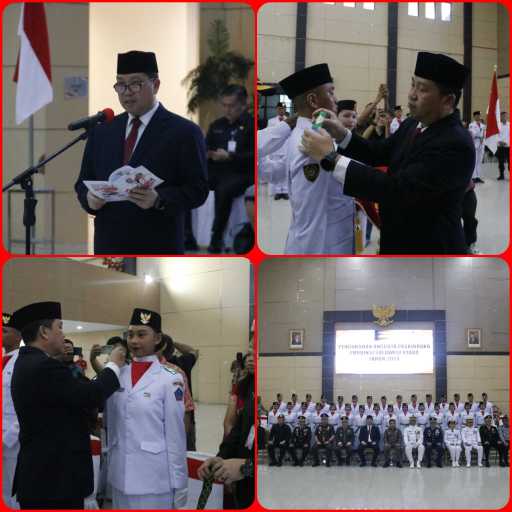 Wagub Kandouw Sampaikan Ini Saat Mengukuhkan Paskibraka Sulut Tahun 2024