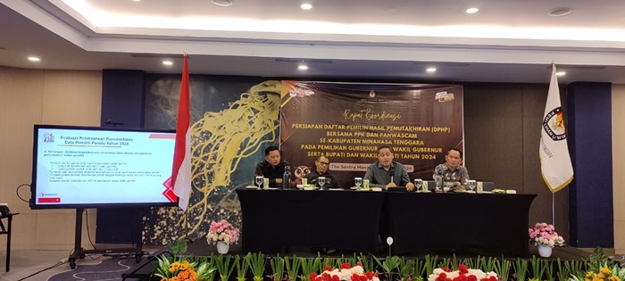 KPU Kabupaten Mitra Gelar Rakor DPHP Bersama PPK dan Panwascam