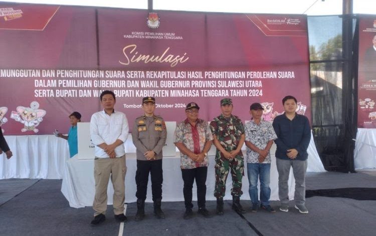 KPU Kabupaten Mitra Gelar Simulasi Pemungutan dan Perhitungan Suara Pilkada 2024