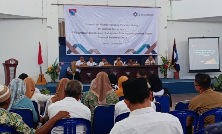 Libatkan 15 Desa Lingkar Tambang, PT ASA Konsultasi Publik Rencana Pasca Tambang