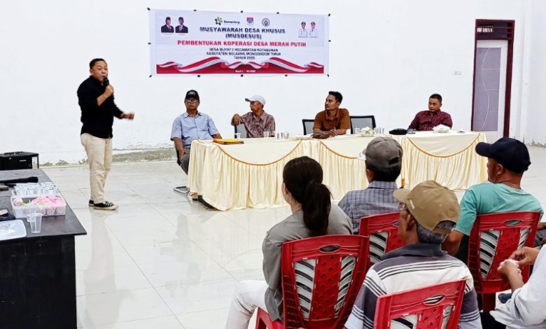 Pemdes Buyat Satu Laksanakan Musdesus Pembentukan Koperasi Desa Merah Putih