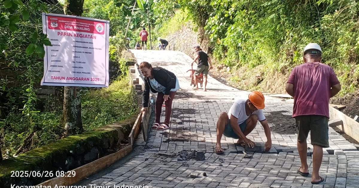 Paving Jalan Pinaling