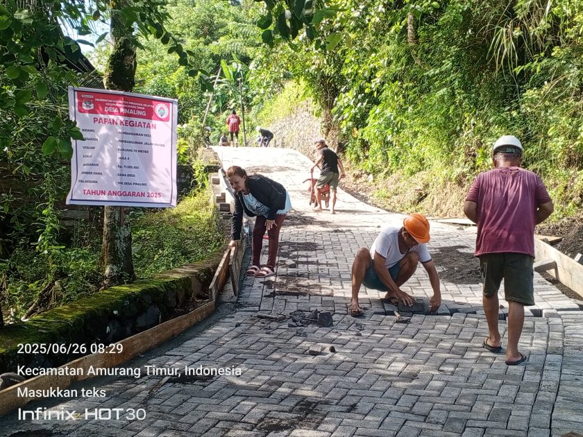 Paving Jalan Pinaling