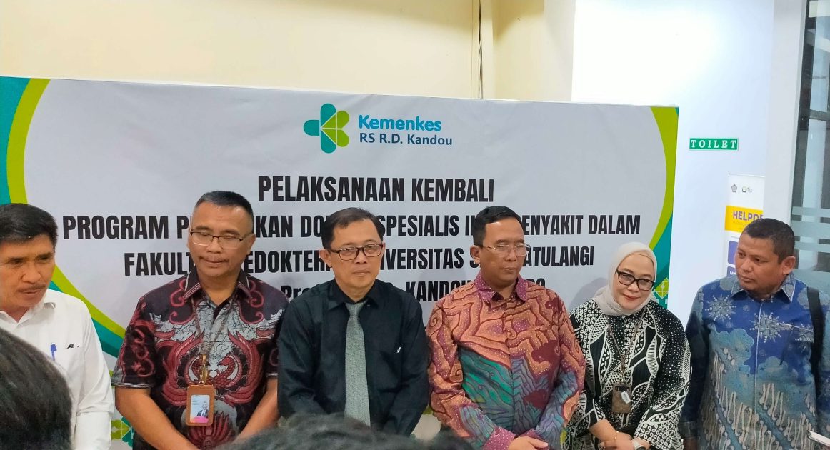 Kerja Sama Unsrat dan RSUP Kandou Terkait PPDS Ilmu Penyakit Dalam Masuk Babak Baru