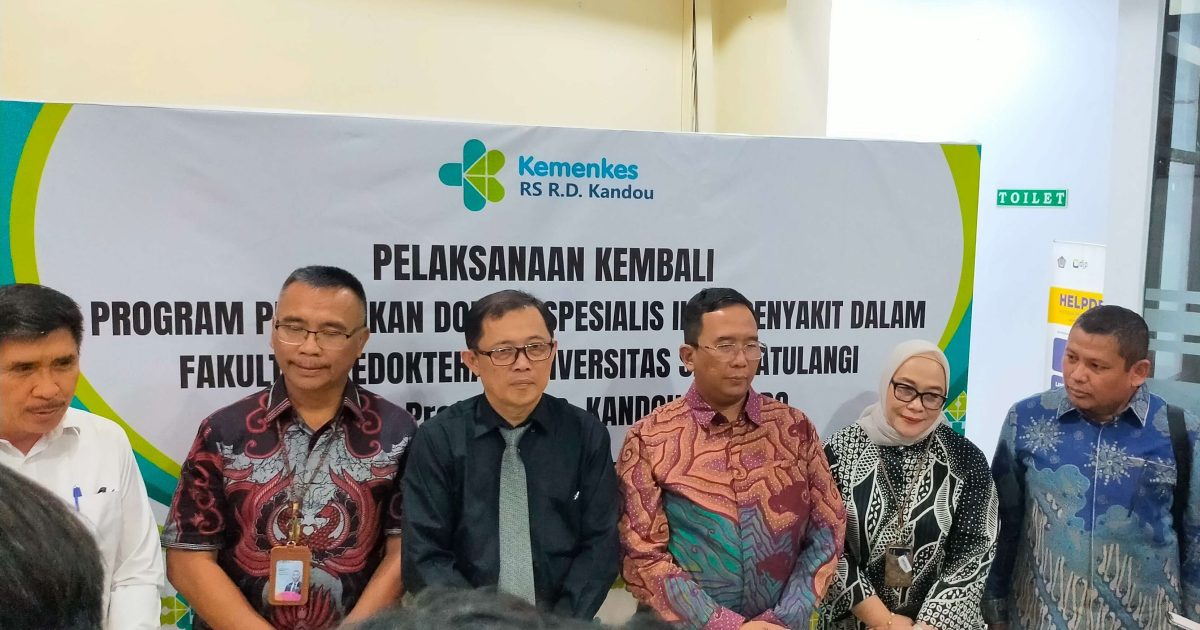 Kerja Sama Unsrat dan RSUP Kandou Terkait PPDS Ilmu Penyakit Dalam Masuk Babak Baru
