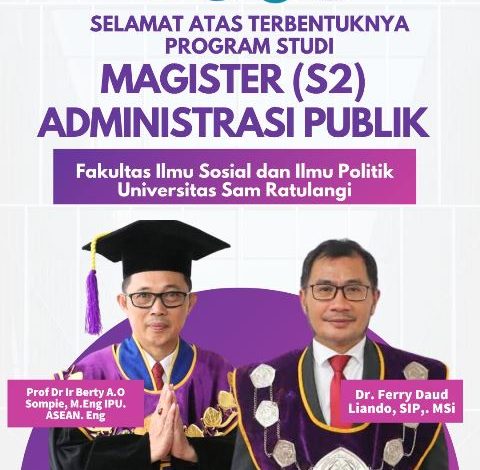 Program Studi S2 MAP Resmi Terbentuk di Fisip Unsrat Manado