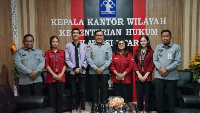 LDHK Fakultas Hukum Unsrat Audiensi di Kantor Kanwil Kemenkum Sulut
