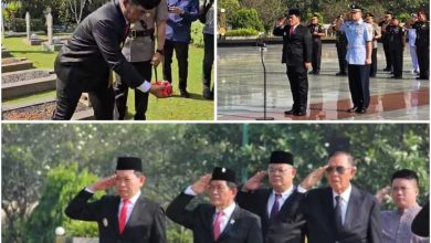 Gubernur Yulius Pimpin Ziarah ke Makam Para Mantan Pemimpin Sulut