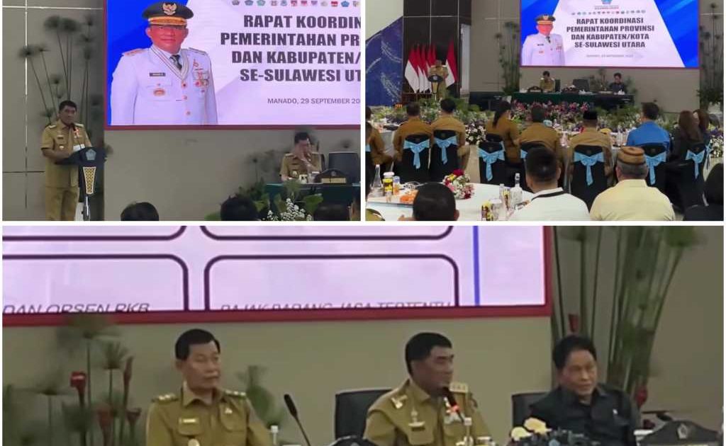 Pemprov Selaraskan Program dan Kebijakan dalam Rakor Bersama Kepala Daerah se-Sulut